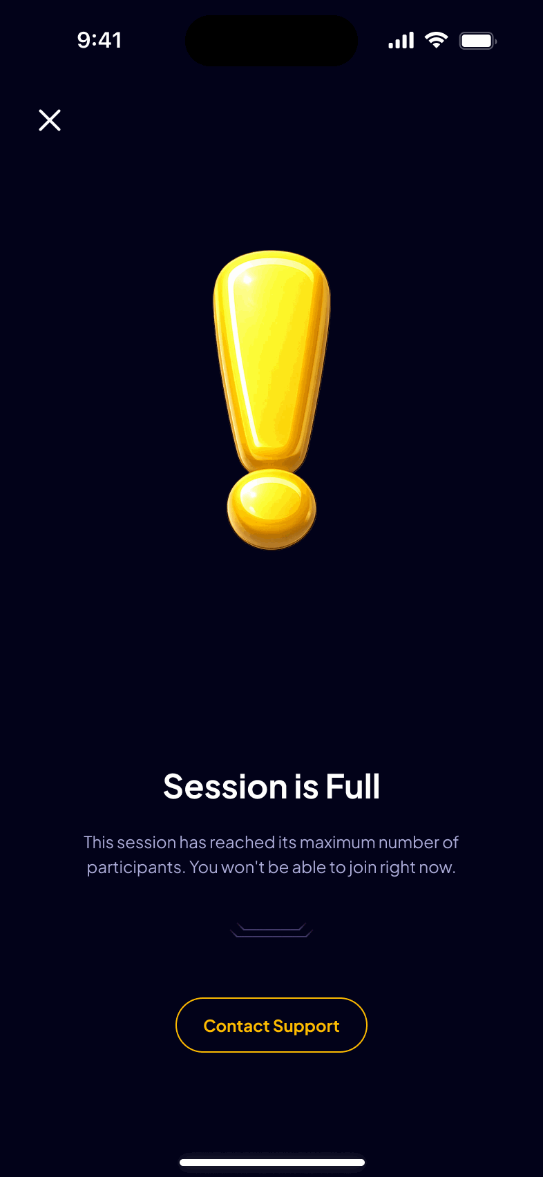 Session full